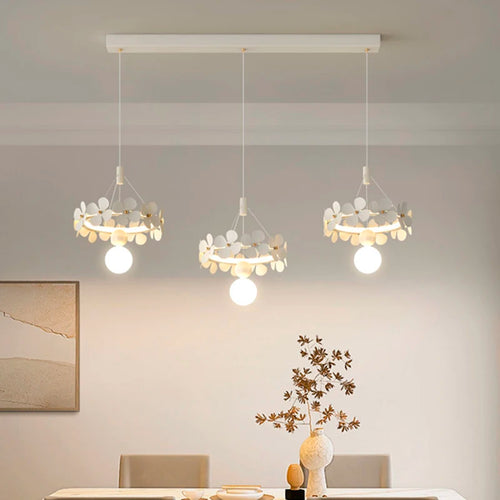 suspension minimalistes fleur créative ins moderne - vue 4 sur 10
