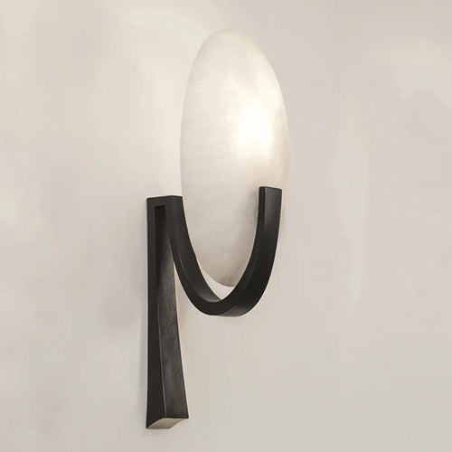 applique murale nordique en cuivre et marbre design élégant et moderne - vue 2 sur 8