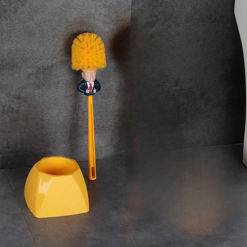 fournitures de toilette trump brosse de nettoyage amusante et pratique - vue 10 sur 10