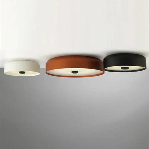 Plafonnier LED nordique Orange/noir/blanc - vue 4 sur 9