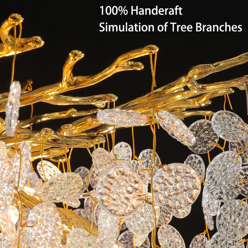 lustre en cristal moderne design luxe pour intérieur - vue 4 sur 6