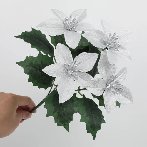 bouquet de fleurs artificielles pour Noël et mariage 2025 - vue 10 sur 10