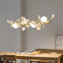 suspension luxe ginkgo design moderne pour éclairage élégant