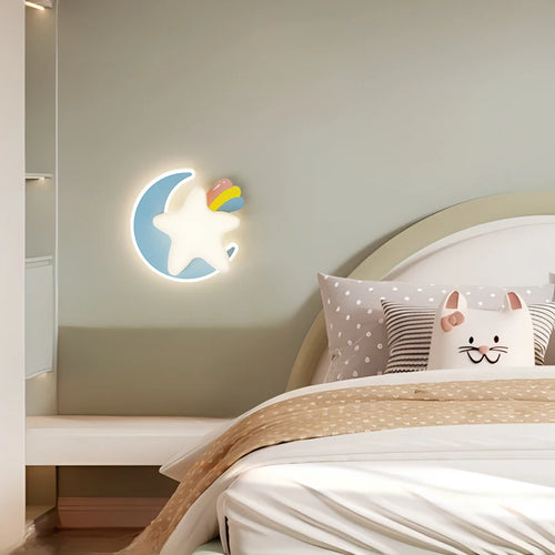 applique murale enfant design étoile princesse pour chambre à coucher - vue 5 sur 10