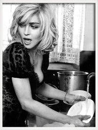 femmes buvant du vin et mangeant des spaghettis affiche décorative