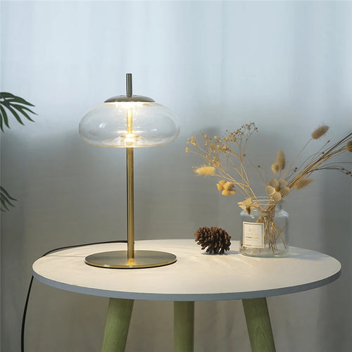 lampadaire minimaliste en verre design pour intérieur moderne - vue 5 sur 8