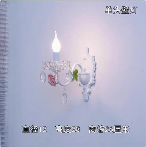 applique murale en cristal style coréen pour éclairage décoratif - vue 13 sur 16