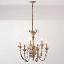 lustre en bois vintage français design art lumière
