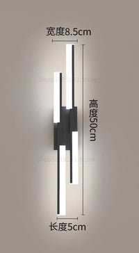 applique murale led de luxe simple et moderne pour hôtel