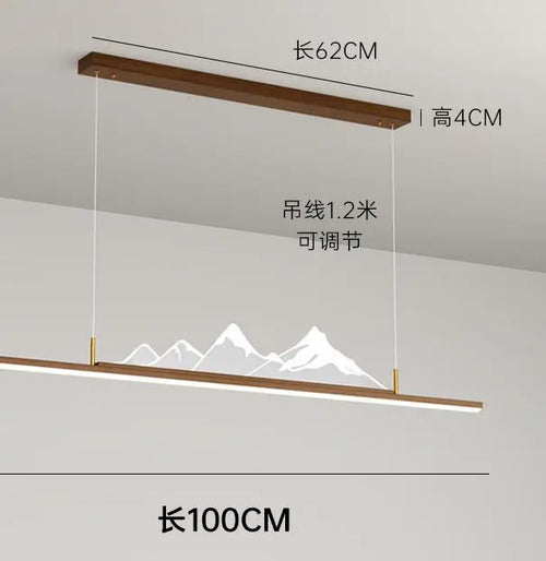 lustre de style chinois pour restaurant et bureau montagne - vue 11 sur 10