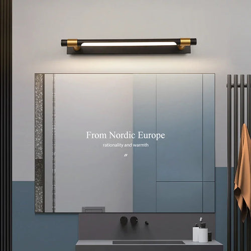 applique led moderne en cuivre pour miroir avant - vue 6 sur 15