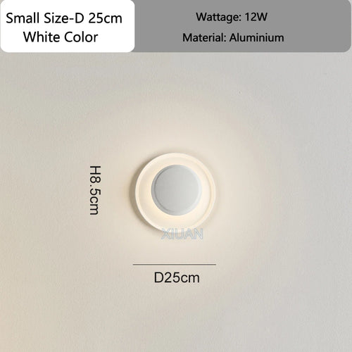 Designer Lamp Modern Round Ceiling Lamps Bedroom Ceiling Light White Red Green Living Room Atmosphere Wall Lights AC 220V 40cm - vue 14 sur 14