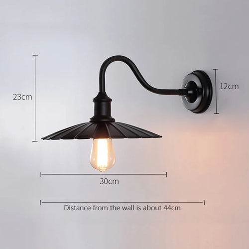 Applique murale rétro à Led étanche pour Loft de pays américain - vue 4 sur 9