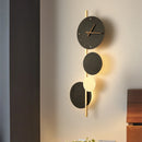 horloge murale led design nordique en acrylique pour décoration intérieure