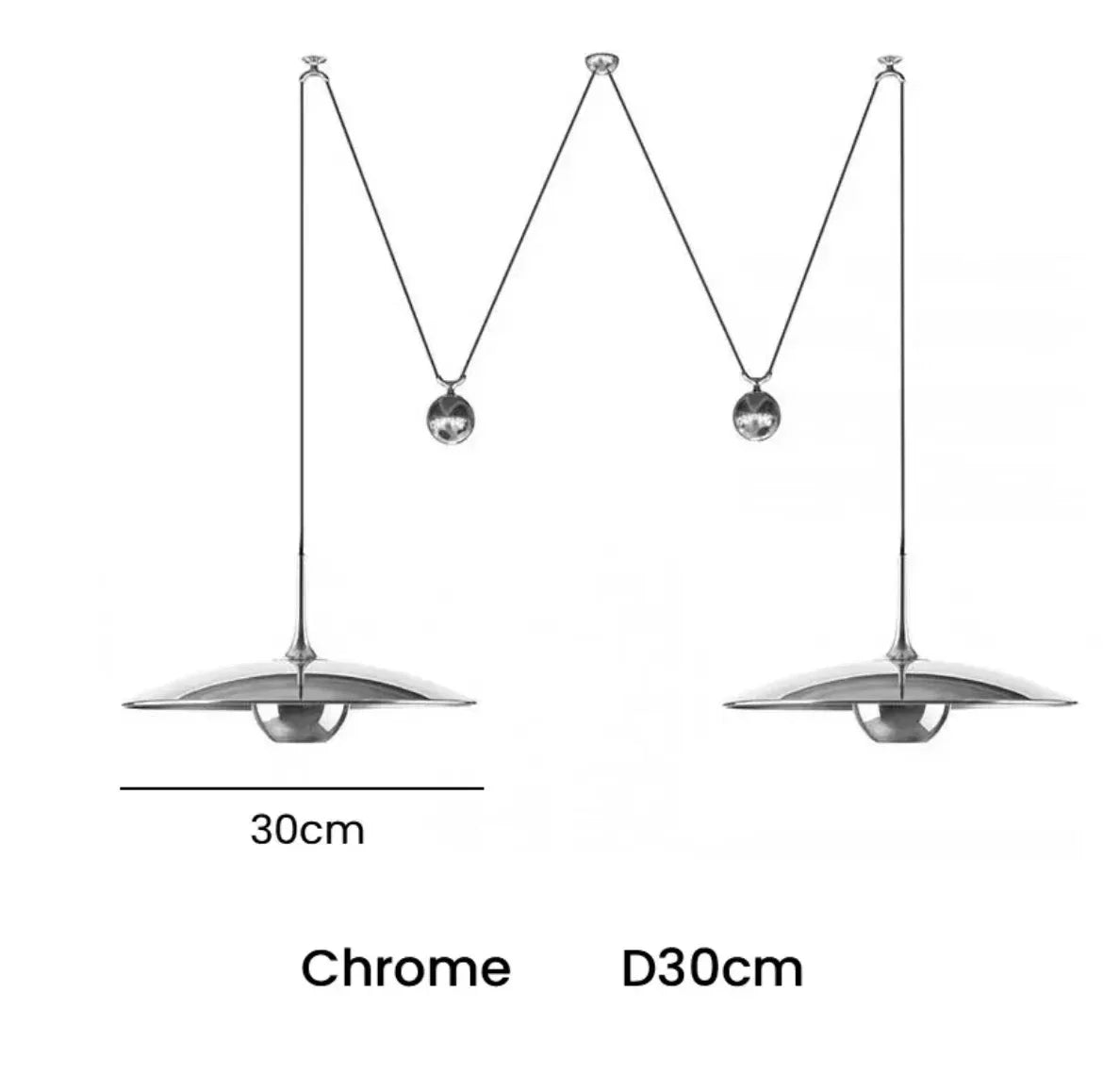 suspension spot luminaire led réglable postmoderne - vue 12 sur 14