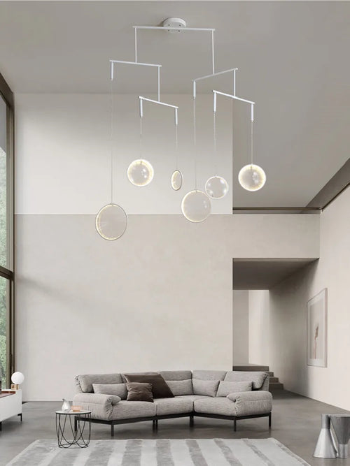 luminaire minimaliste moderne miroir convexe créatif en verre - vue 3 sur 9