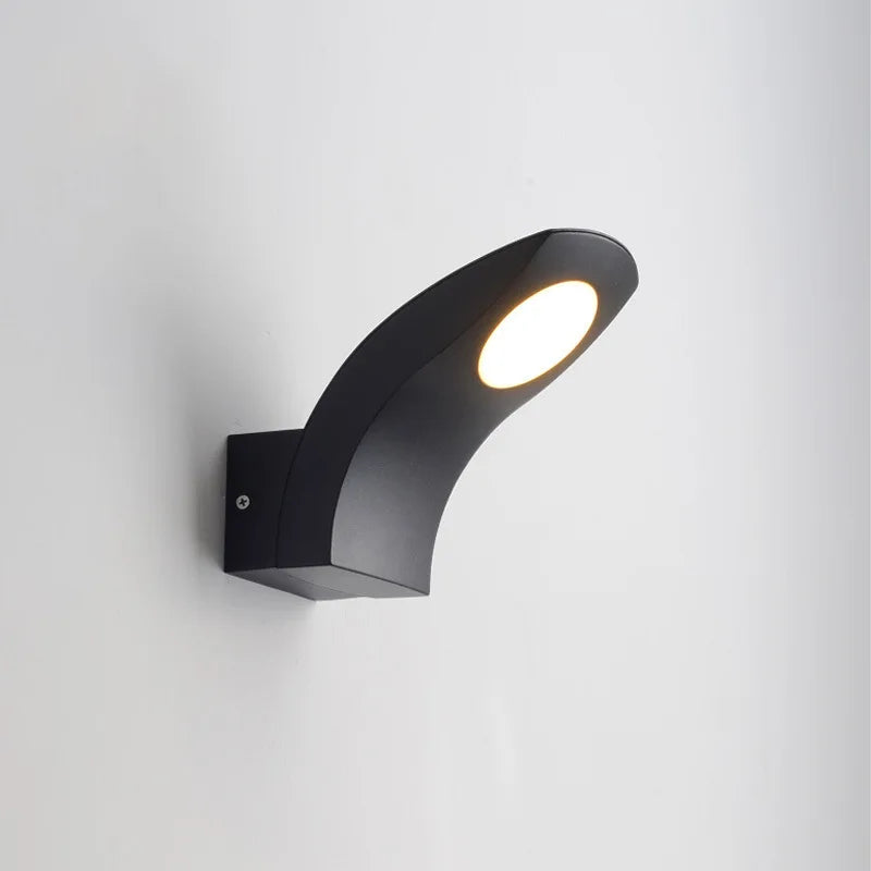 10W LED Wall Light IP65 Outdoor Waterproof Garden Wall Lamp Indoor Corridor Bedroom Living Room Decoration Lighting Aluminum - vue 1 sur 9