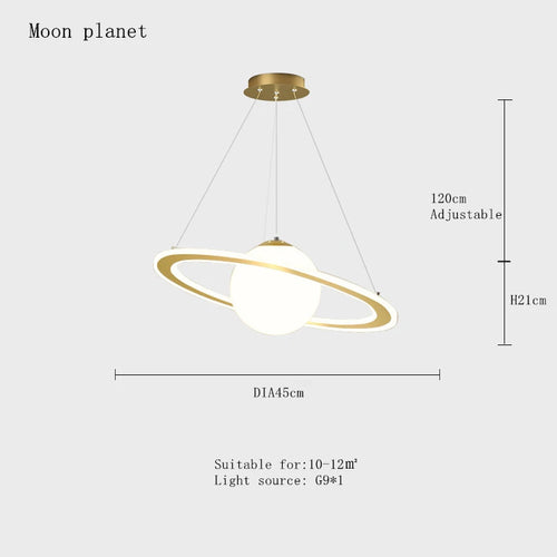 suspension planet earth pour chambre d'enfant astronaute étoile décorative - vue 12 sur 13