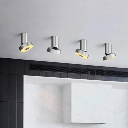 plafonnier moderne à leds pour diverses pièces projecteurs lumineux - vue 2 sur 8