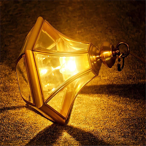 lustre en cuivre étanche style américain pour extérieur - vue 6 sur 9