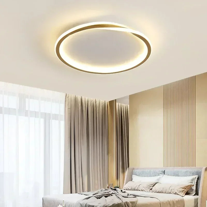 plafonnier moderne à leds pour décoration intérieure élégante - vue 4 sur 18