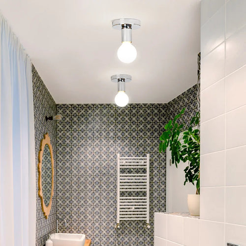 plafonnier led moderne style industriel rétro pour décoration intérieure - vue 4 sur 14