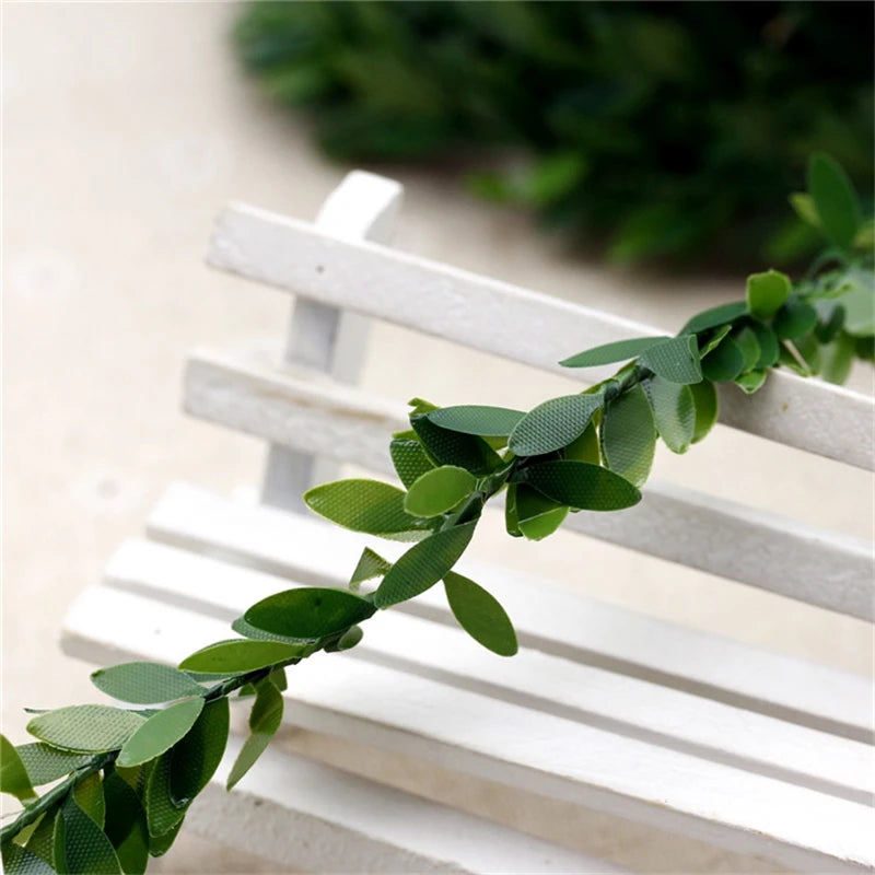 guirlande de feuilles artificielles pour décoration mariage et maison - vue 3 sur 8