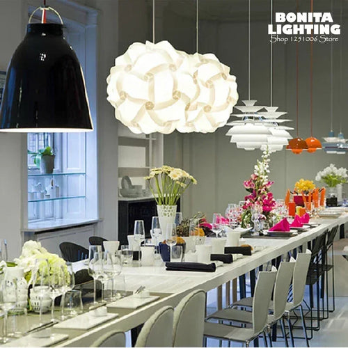 lustre hortensia à assembler pour une ambiance artistique moderne - vue 7 sur 22