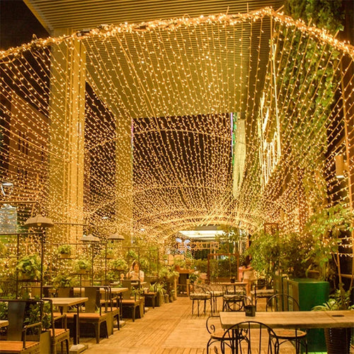 guirlande lumineuse led pour décoration intérieur extérieur festive - vue 3 sur 9