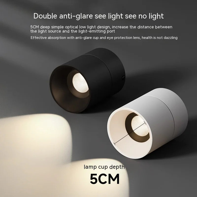 spot rotatif 355 degrés éclairage directionnel bande pliable intérieur - vue 3 sur 9
