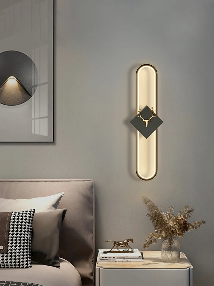 applique murale led nordique design moderne pour décoration intérieure - vue 4 sur 16