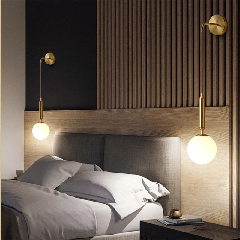 applique murale led moderne simple style nordique décoratif luxe - vue 4 sur 12