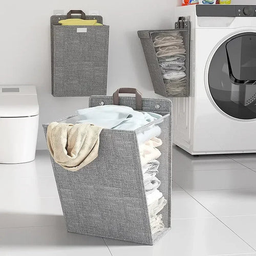 panier à linge pliable multifonctionnel pour rangement et tri - vue 3 sur 9