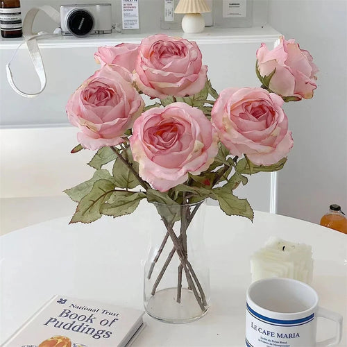 fleurs en tissu de soie pour décorations florales et bouquets - vue 2 sur 19