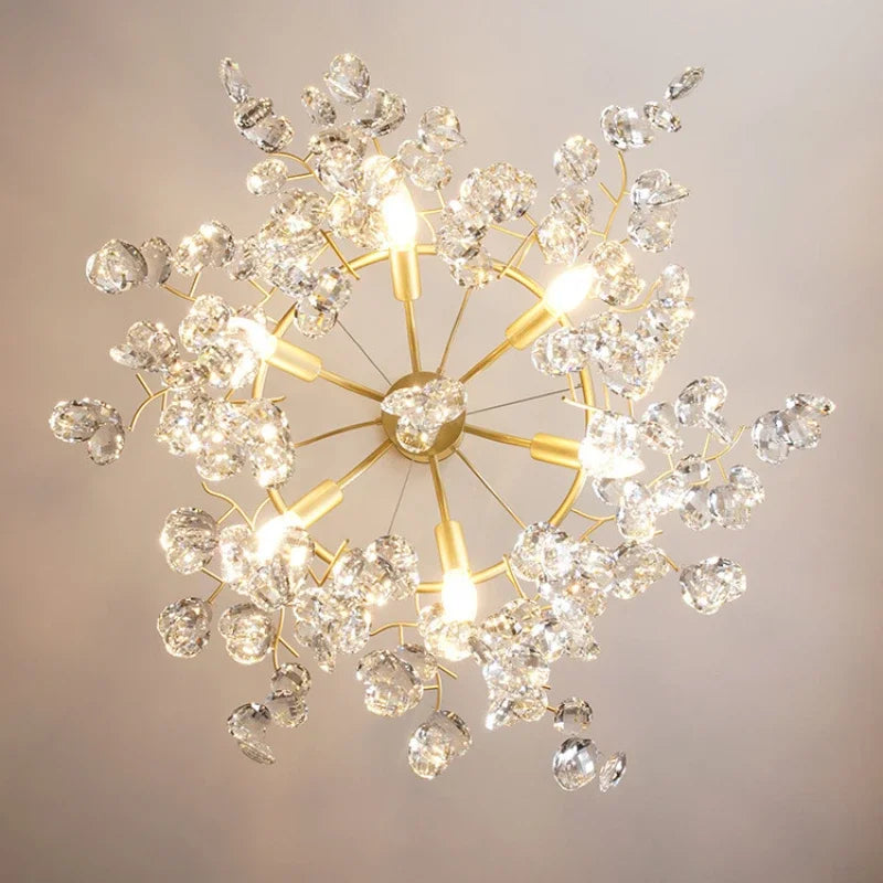lustre en cristal de luxe pour un éclairage raffiné - vue 6 sur 9