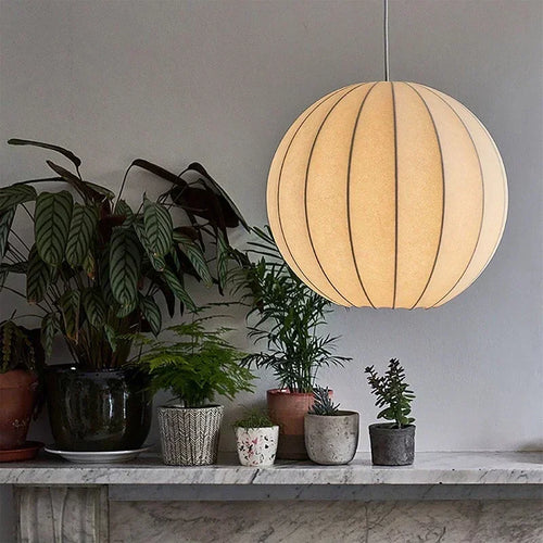 suspension en soie à led style nordique pour intérieur élégant - vue 2 sur 7