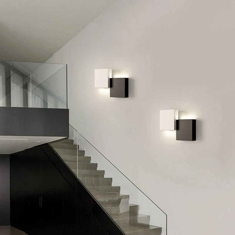 applique murale minimaliste moderne longue bande créative de luxe - vue 4 sur 9