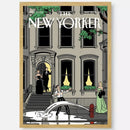 affiche art mural new yorker autocollant étanche décoration esthétique
