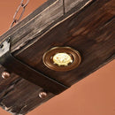 Industrial style Bar pendant light LOFT Retro Solid Wood Pendant Lamps Personality E27 Edison Bulb  Suspension  home decoration