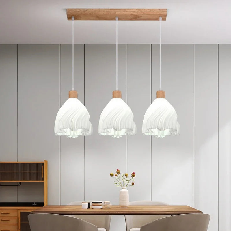 lustre moderne semi-circulaire pour décoration bar restaurant magasin - vue 4 sur 11