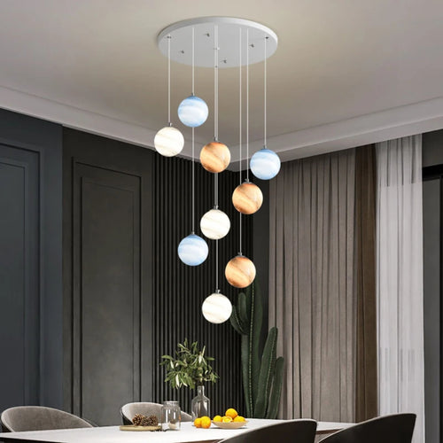 lustre boule coloré pour un éclairage moderne et élégant - vue 5 sur 14