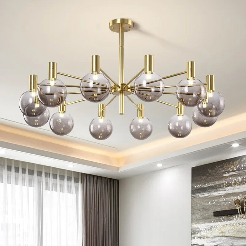 suspension led moderne vintage pour cuisine et salon - vue 3 sur 18
