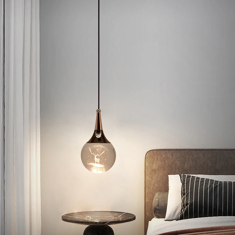 lustre cristal led design pour décoration intérieure moderne - vue 1 sur 10