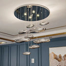 Plafonnier led moderne goutte décoré