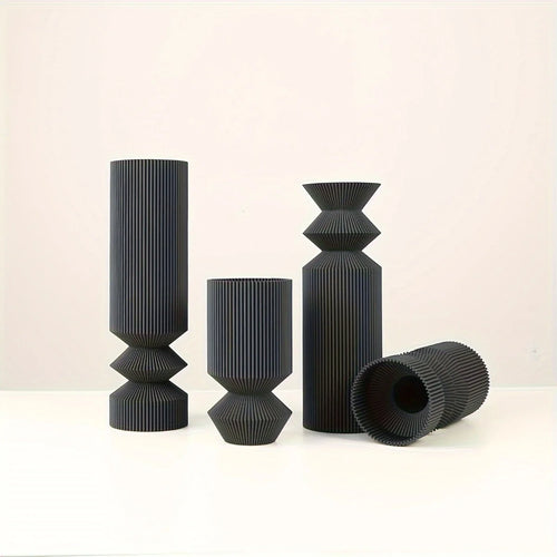 vase nordique en plastique design élégant pour décoration intérieure - vue 3 sur 8