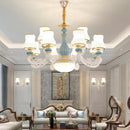 lustre moderne en céramique pour un éclairage intérieur élégant