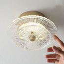 plafonnier en verre moderne pour décoration intérieure élégante