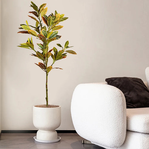 grand arbre artificiel tropical en caoutchouc pour décoration intérieur extérieur - vue 3 sur 7