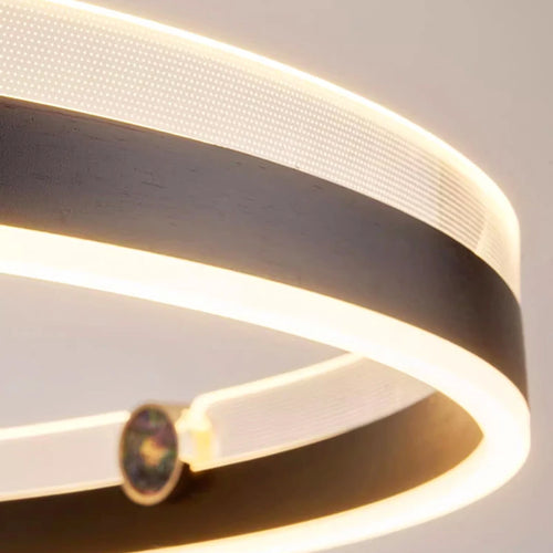 lustre led moderne suspension éclairage intérieur décoratif - vue 7 sur 7