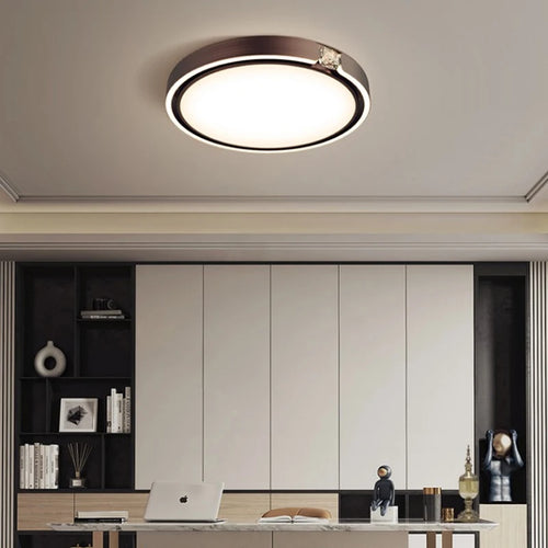plafonnier moderne à anneau design luxe pour intérieur - vue 4 sur 12